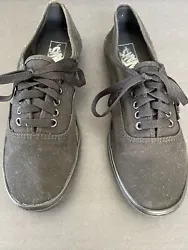 Vans Canvas Black unisex Casual Skateboard Shoes. -Condition is 