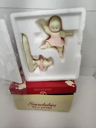 Snowbabies Dept 56 Lets Pretend Figurine With Box. No damage