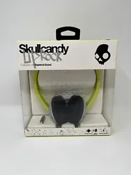 Skullcandy Uprock Supreme Sound Headphone in Lime/gray/Black New, unopened. Bin #2
