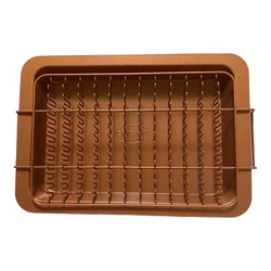 Gotham Steel Bacon Bonanza Copper #1763FE - Non-Stick Bacon Drip Rack. This item is New - never used - without...
