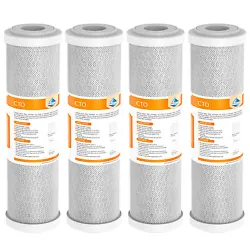 **HIGH QUALITY MATERIALS: Membrane Solutions activated carbon filter is made of high quality coconut shell carbon....