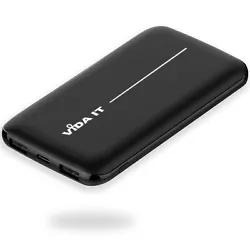 Capacité de batterie 10000mAh. 1 x Power Bank Vida IT vFab 10000mAh. Têtes pour micro USB, USB-C, iPhone. Grande...