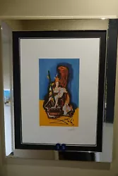 Das Blatt ist auf nur 78 Stck streng Limitiert,hier die Nr 41. Verkauft wird eine Salavador Dali Lithographie....
