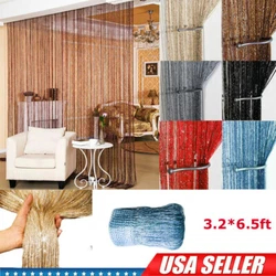They can also be used as a fly screen or room divider. 1 x String Curtain Panel OR 1Magnetic Curtain Tieback. Durable...