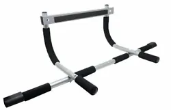 Remove the chin up bar from your door way in 15 seconds when not in use. Use it as a push up bar and sit up bar. New...