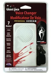 Whats Included7 SettingsAwesome Sound*Requires 3 x AA Batteries (Not Included) GHOST FACE is a registered trademark of...