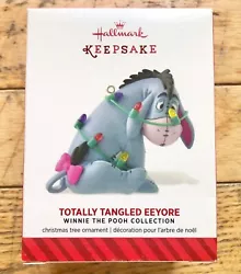 2014 Hallmark Keepsake Ornament Totally Tangled Eeyore with Box.