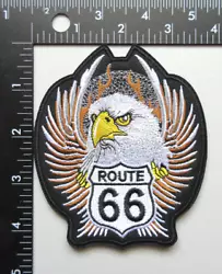 Iron on or sew on patch. See ruler in pictures for patch size.