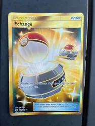 Carte Pokémon Dresseur Echange 160/149 Gold. Dans sa pochette de protection