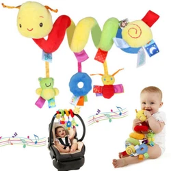 This spiral toy has a soft, plush body that encourages exciting play The hanging characters can entertain baby to avoid...