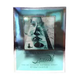 Salvador Dali Laguna Maravilla. Eau De Toilette Spray. Distributed by Cofinluxe. Made in France.