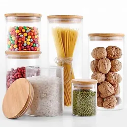 This visually appealing design makes them a stylish addition to any kitchen or pantry. The wide-mouth opening provides...