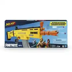 With this Nerf Elite blasters motorized dart blasting, you can play Fortnite in real life. It includes a 10-dart clip...
