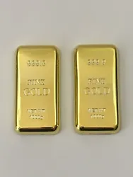 NOT real gold bar, gold is FAKE. Buy One Gold Bar or TWO Gold Bars & Save.