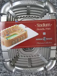 Nordic Ware Platinum Collection Stadium Bundt Pan. - Nonstick surface. - Heavy cast aluminum.