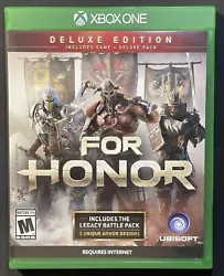 For Honor: Deluxe Edition (Microsoft Xbox One, 2017) - Tested Fast Free Shipping.  Buy with confidence check my...