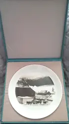 Limited Edition Signed & Numbered Andrew Wyeth for Georg Jensen Kuerner Farm Plate from 1971. Hand signed and is plate...