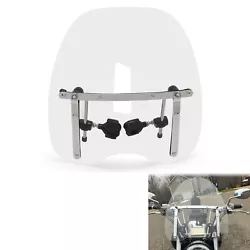 Fit For Harley models, except Dyna Wide Glide 2006-2008,Fat Boy 2007-2011,Screaming Eagle 2008-2011. Universal Clear...