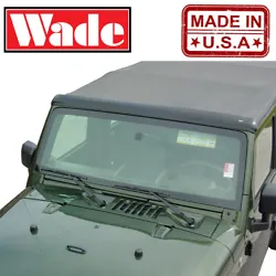 This is a Wade Automotive Products Top Wind Deflector for all 2007 to 2018 Wrangler JKs(will not fit JL Wranglers)....
