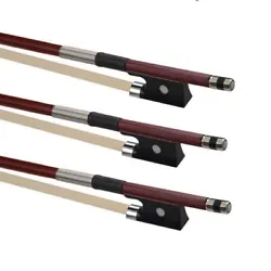 Material: arbor, cupronickel, horsehair. Select high-end Mongolian white horse hair. High-quality arbor violin bow. 1 x...
