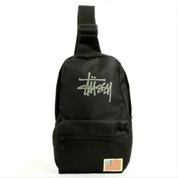Stüssy - Shoulder Cross Body Strap Side Bag Black One-Size . Condition is New with tags. 