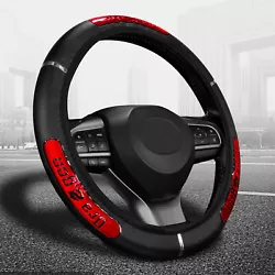 UPGRADE YOUR VEHICLE: Protect your steering wheel with luxury leather steering wheel. Applicable steering wheel size:...