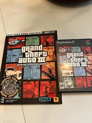 Grand Theft Auto III Official Strategy Guide with game Playstation 2. Excellent Condition includes map