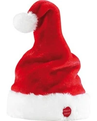Bonnet rouge et blanc en peluche. Avec cebonnet incroyable, vous ferez sensation sur lesmarchés de Noël et bien sûr...