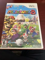 Nintendo Wii Mario Party 8 Original Case & Manual Only (No Disc).