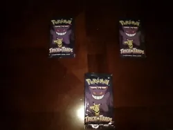 Lot Of 3 Pokemon Trick Or Trade Booster Pack Halloween 3 Card Pack 2022. Condition is New/Factory Sealed. Shipped with...