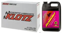LUBRICANT TYPE: 100% Full Synthetic. Pre-mix or oil injection. Lowest pour point available on the market. Fast, easy...