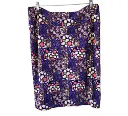 LulaRoe purple multi-pattern Cassie skirtSize 3XLNew with tagsMeasurements: Length: 27