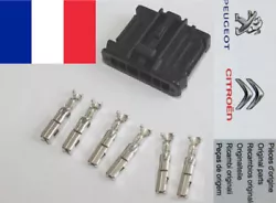 Kit connecteur neuf feux arrière Peugeot / Citroen. Pièce dorigine Peugeot - Citroen. Compatible avec plusieurs...