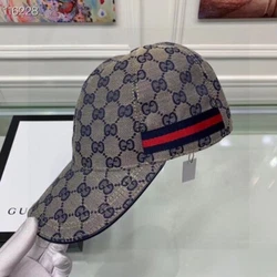 Gucci GG Logo Baseball Cap Hat Blue. Fully lined.