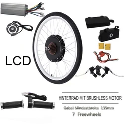Kit de conversion 48V 1000W LCD ebike pour roue arrière. Moteur 48V 1000W. Contrôleur 48V 1000W. 48 V 100 0W LCD...