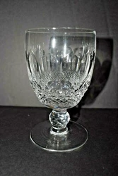 One Colleen patterned Water Goblet glass standing about 5 1/4