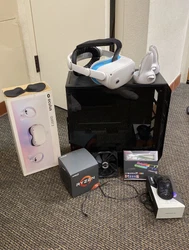 computer parts bundle. phanteks case & fan16 GB Trident Z RGBAMD Ryzen 2600x with stock coolerGlorious Model O gaming...