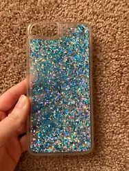 iPhone 6 Plus & 7 Plus & 8 Plus Cylo Blue Liquid Glitter Case. Condition is New. Shipped with USPS First Class Package.