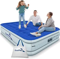 Fast Use: Our twin air mattress with built in pump inflates in under 2 min. High-Quality: Designed with...