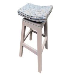 Elegant lines and a simple silhouette give this barstool an architectual feel. The taupe gray finish makes the perfect...