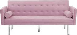 Sofa size:68.5”x28”x29.5”H; Sleeper size is 68.5”x35.8”x24.6”H, act as space saving furniture in living...