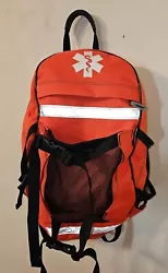 Bag Only-First Aid Contents Not Included. First aid contents not included. Heavy duty carry handle. ID card window....