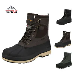 Externally insulated leather and inner fluff are enough to keep your feet warm and comfortable in the cold snow. The...
