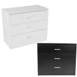 ★【Multi-Function】-This 3-drawer dresser is perfec t for makeup storage, closet, dresser, nightstand and sofa side...