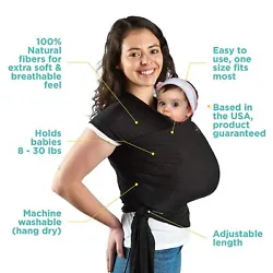 Comfort is Key : Unlike similar products on the market, this baby sling carrier for infant has a highly breathable and...