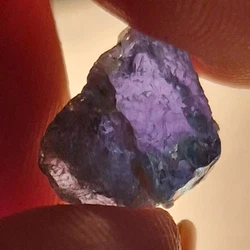 Extremly rare, Rough Chromium Kornerupine.  Color stronglytrichroic: saturated lilas-blue-green. Weight: 5.90 carats....