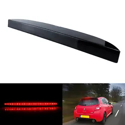 Descriptif:   *1x LED arrière lentille noir Objectif feu de stop freinage de haut niveau pour Renault Clio II...