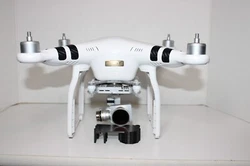 This drone is in great condition, there is one ding in an arm (in a picture) that does not effect the performance.