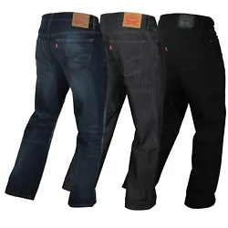 Machine wash cold, tumble dry low. Straight leg opening. Extra room in seat and thigh. Belt loop waistband. 5-pocket...