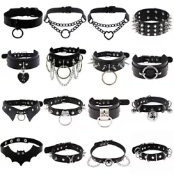 Perfect for adding an alternative and rebellious touch to your outfits, this choker necklace is ideal for punk, gothic,...
